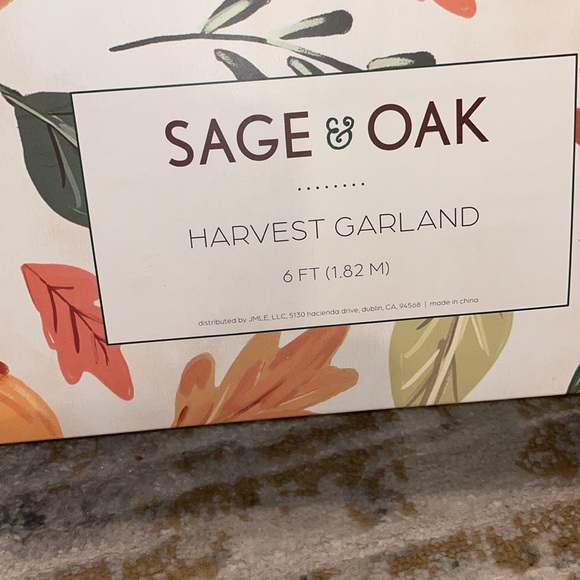 GNOME SAGE&OAK HARVEST GARLAND - Picture 4 of 4